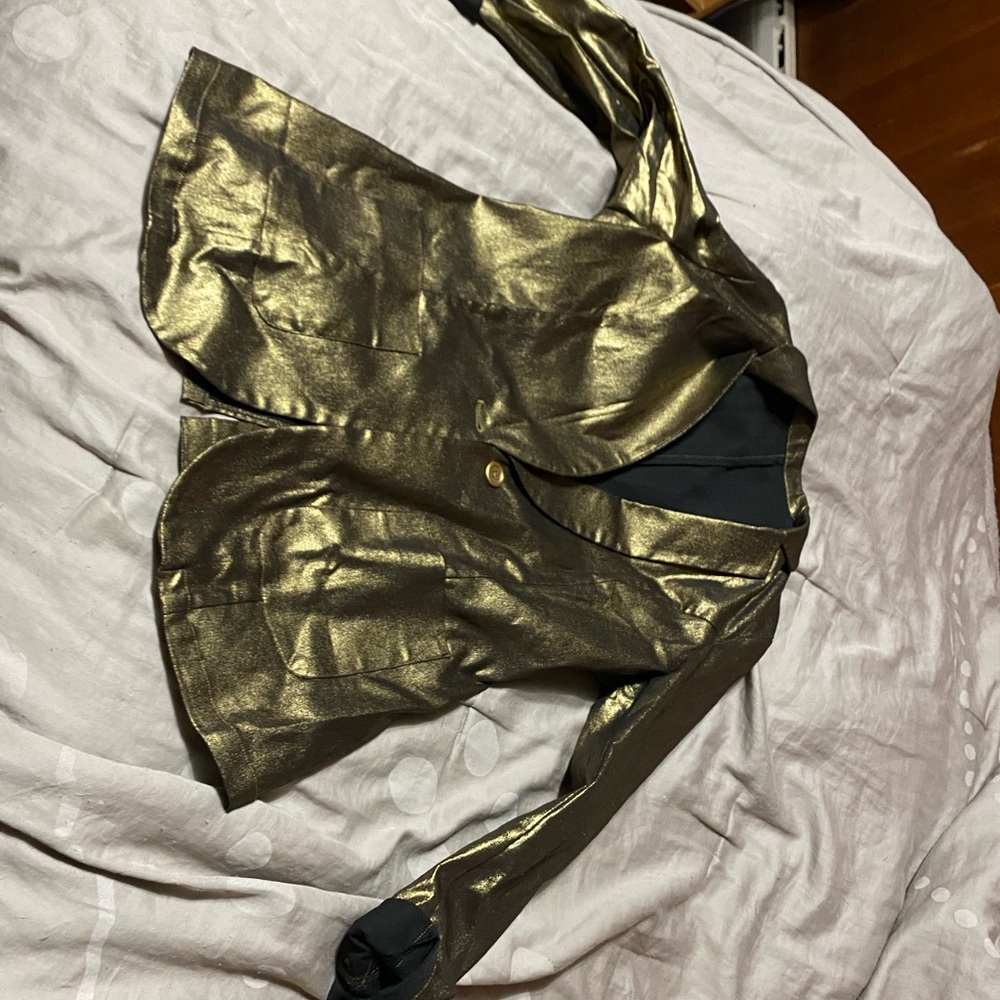 Metallic Gold‎ Women's Blazer
